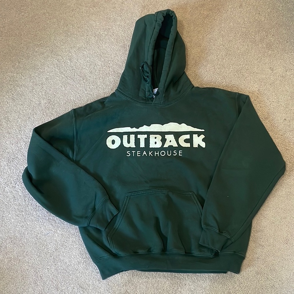 Gildan heavy blend hunter green sweatshirt size medium